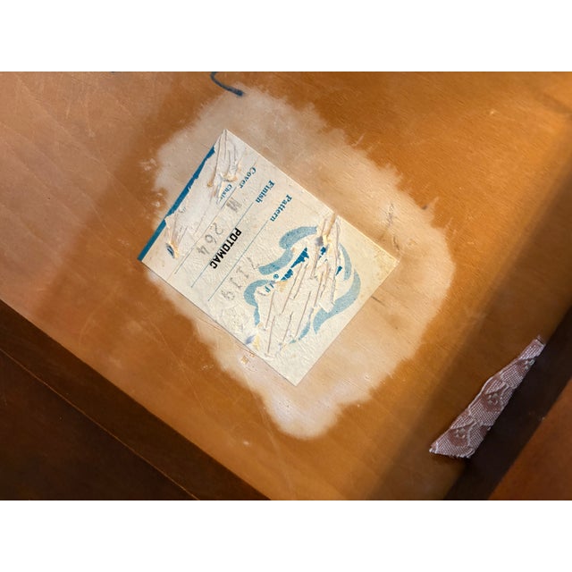 Vintage Solid Cherry Dining Table by Jb Van Sciver Co. With Chairs For Sale - Image 15 of 15