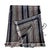 Offered is 2.67 yards/96" of thick 4 ply Thai Silk in a deep Steel Gray with sharp Navy Blue, Plum, Amethyst and...