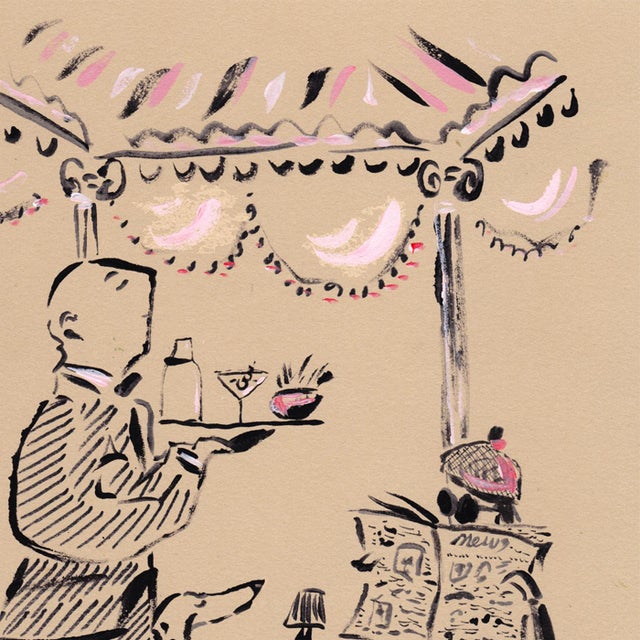 A quiet moment reading the paper with a pup in toe.