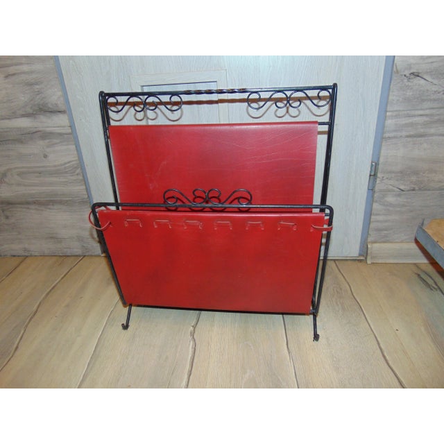 Industrial Magazine Rack, 1950s For Sale - Image 3 of 7