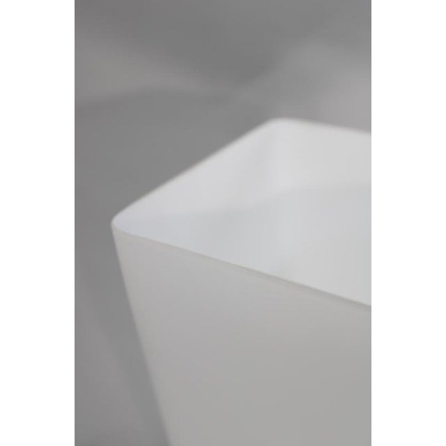 Metal Italian Glass Table Lamp from Panzeri, 1990s For Sale - Image 7 of 10