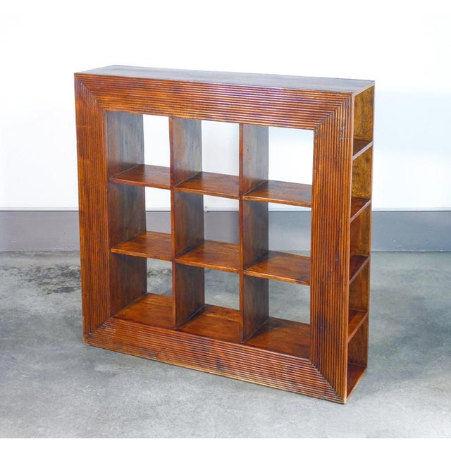 Open Bookcase Shelf in Wood For Sale - Image 11 of 18