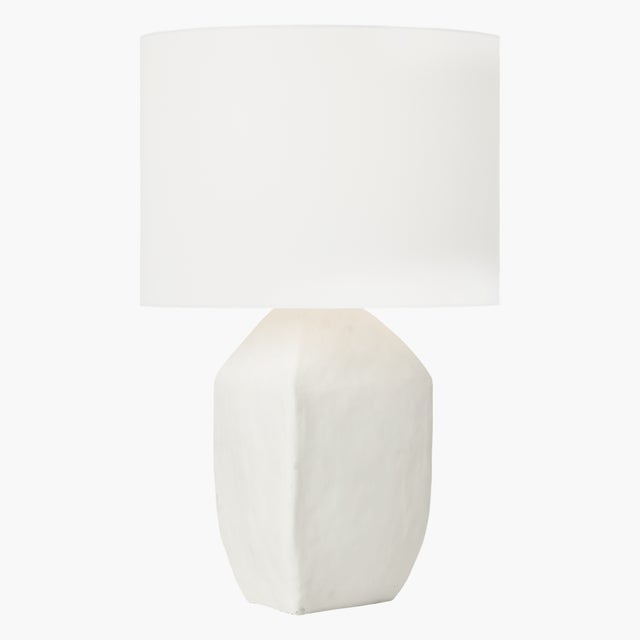 2020s Hable by Visual Comfort Studio Hable Sybert Table Lamp in Matte White Ceramic For Sale - Image 5 of 5