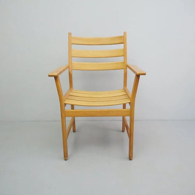 Kurt Østervig Set of Danish Armchair Dining Chairs by Kurt Østervig for K.P. Møbler For Sale - Image 4 of 10