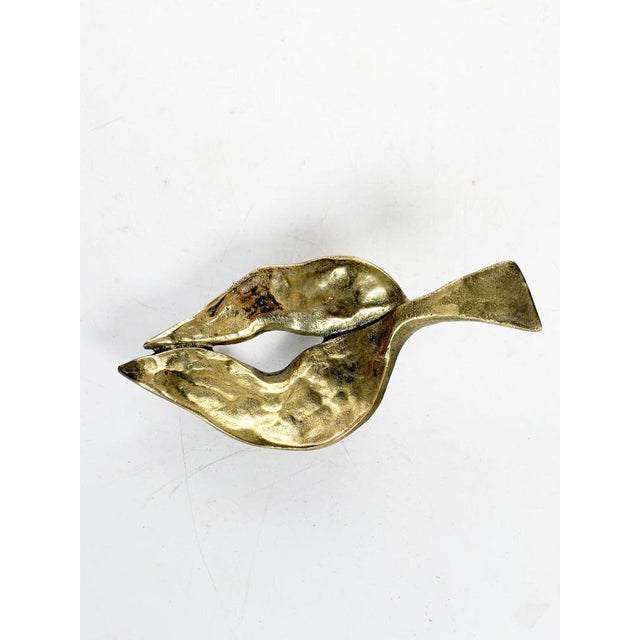 1970s Brass Leaf Paperweight, France, 1970s For Sale - Image 5 of 11