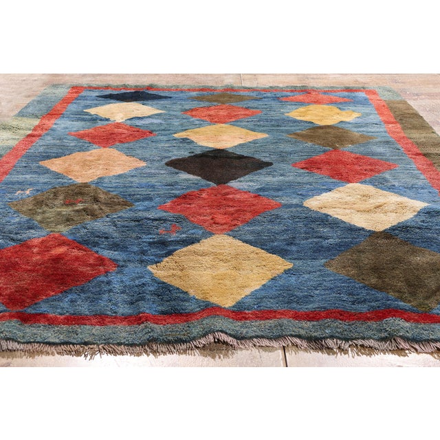 Vintage Persian Gabbeh Rug, 06'05 X 08'08 For Sale - Image 9 of 10