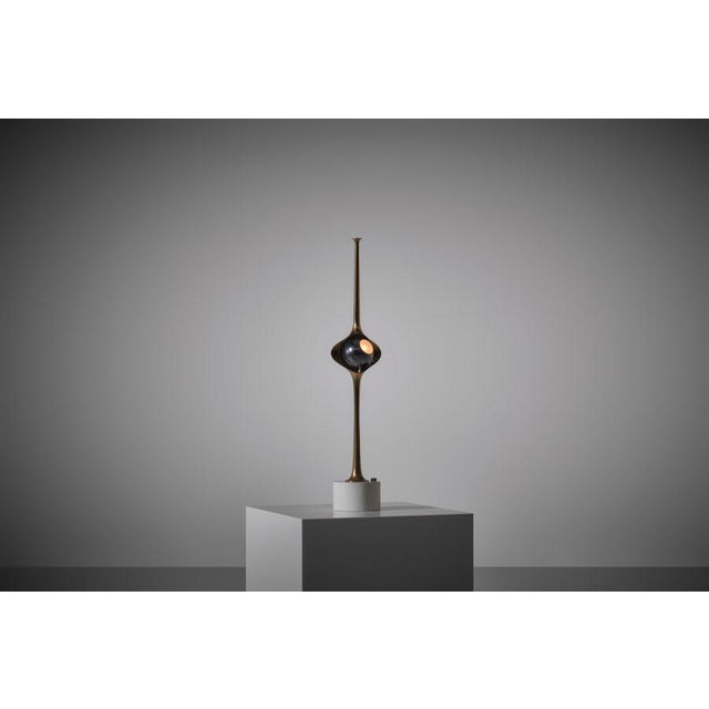 Cobra Table Lamp in Brass by Angelo Lelii for Arredoluce, Italy, 1962 For Sale - Image 15 of 15