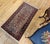 Vintage Persian Sarouk Accent Rug, Hand-Knotted Wool, Allover Floral Pattern, 2x4, Ivory & Navy For Sale - Image 12 of 13