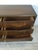 Brown Mid Century Modern Lowboy Dresser With Unique Diamond Front by United Furniture For Sale - Image 8 of 17