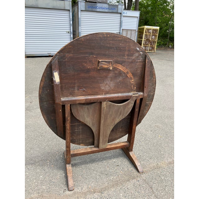 Antique French Wine Tasting Table For Sale - Image 11 of 11