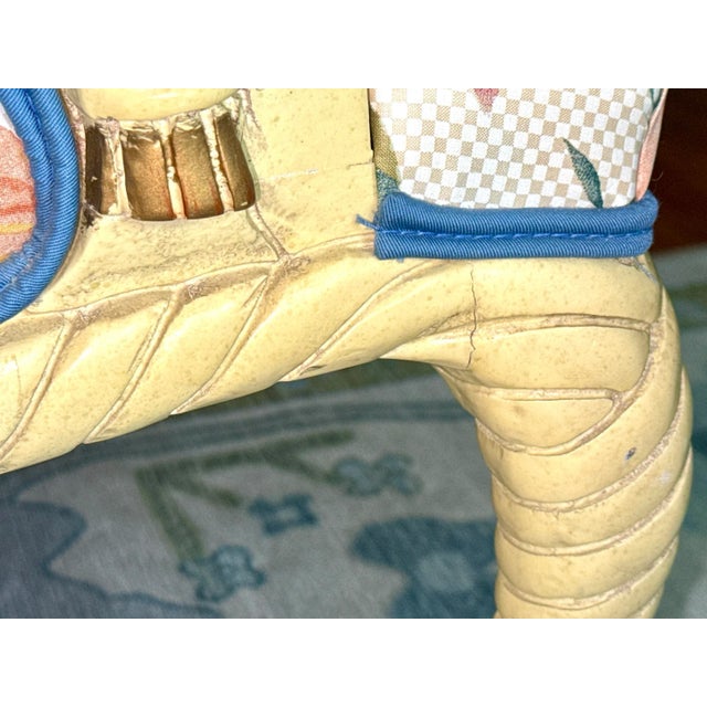 Italian Carved Rope and Tassel Vintage Chair For Sale - Image 10 of 10