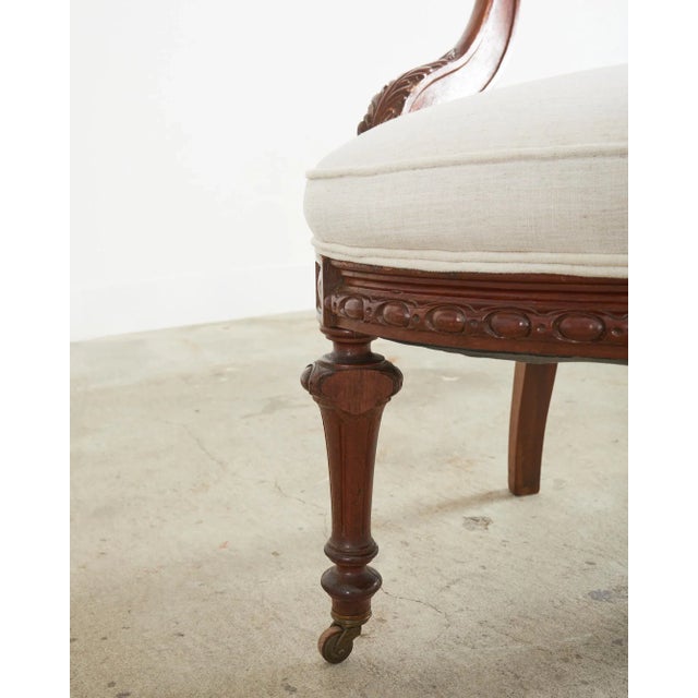 Pair of English Regency Period Mahogany Cock Fighting Chairs For Sale - Image 11 of 13