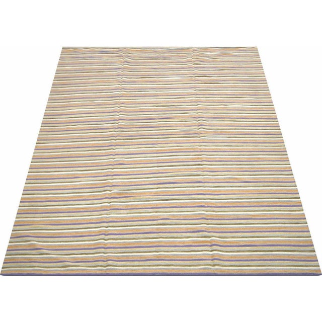 2010s Contemporary Egyptian Kilim Rug For Sale - Image 5 of 6