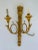 Original Retail $3896, elegant Myran Allan Luxury Lighting Italian Carved Wood Gold Wall Sconces Pair, showroom floor samples
