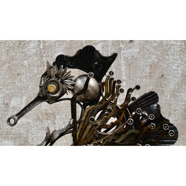 Metal Simon Smith, Custom Steampunk Seahorse Sculpture, 1950, Mixed Media For Sale - Image 7 of 12