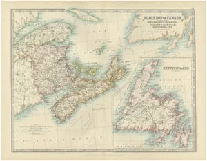 Canada Dominion Map, 1903
