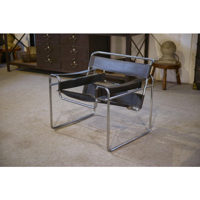 Bauhaus Wassily Armchair by Marcel Breuer, 1970s For Sale - Image 14 of 14