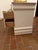 Traditional Refinished Two-Drawer Nightstands in Warm White With Brass Hardware, Pair For Sale - Image 3 of 6
