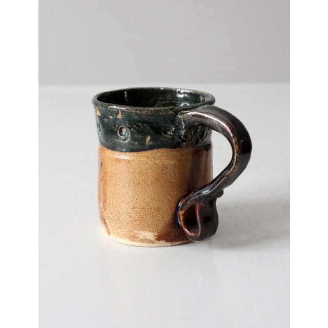 Vintage Studio Pottery Mug For Sale - Image 6 of 11