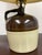 Rustic Two-Tone Ceramic Jug Table Lamp, Vintage For Sale - Image 9 of 12