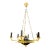 1920 French Empire Small Chandelier With Swam Heads 6 Lights For Sale