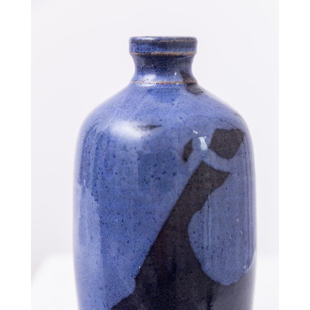 Black Mid-Century Ceramic Vase by Wolfgang Thibault for MCM Design, 1970s For Sale - Image 8 of 12