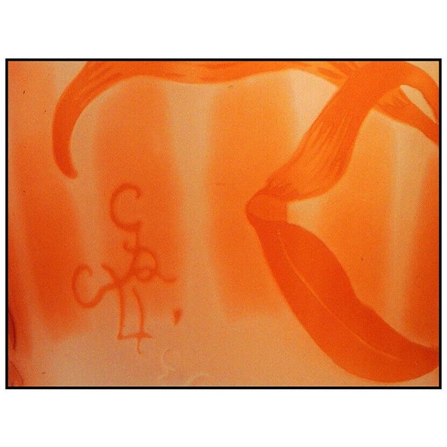 Early 20th Century French Flora Cameo Vase, Emile Gallé For Sale - Image 4 of 4