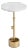 Regina Andrew Myles Accent/Drink Table, Natural Brass with Marble Top For Sale
