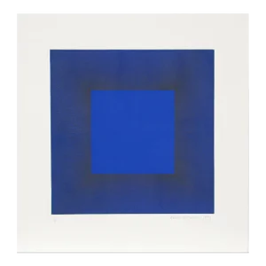 Midnight Suite (Blue With Black), Richard Anuszkiewicz Intaglio Etching With Aquatint on Somerset, Signed and Numbered in Pencil