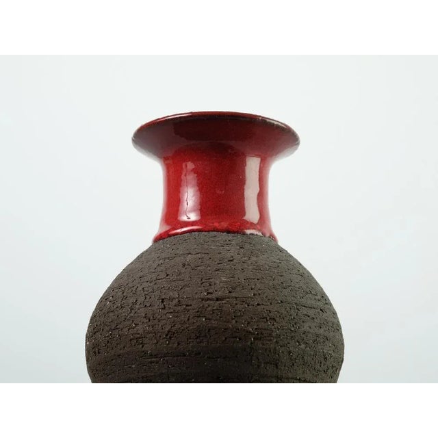 Danish Ceramic Vase by Lehmann, 1970s For Sale - Image 11 of 12