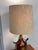 Amber Vintage B & B Dom Benedictine Liquor Bottle + Pour Stand Table Lamp For Sale - Image 8 of 12