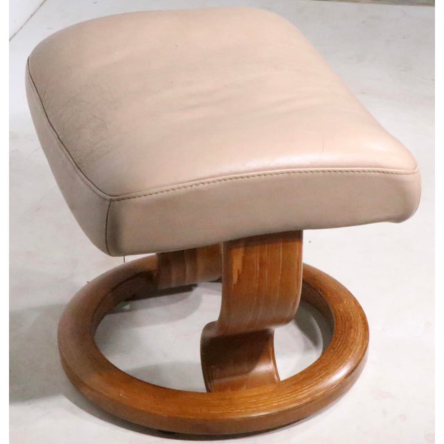 Vintage Ekornes Footstool Ottoman For Sale - Image 15 of 15