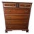 Vintage Cherry Wood 6 Drawer Chest For Sale