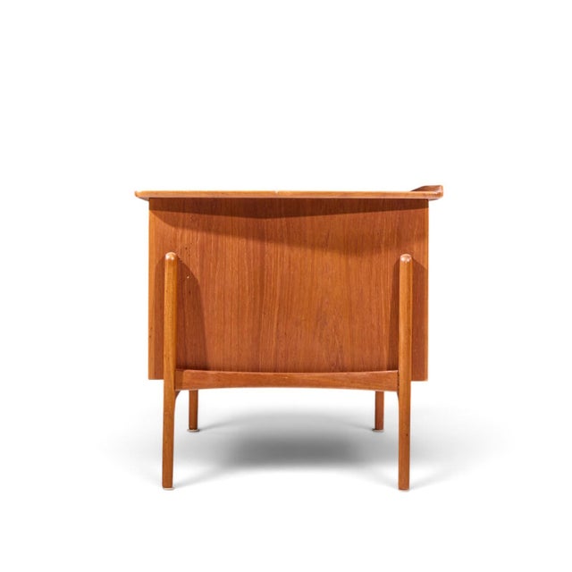 Mid 20th Century Svend Madsen for Sigurd Hansen Mid Century Danish Teak Desk For Sale - Image 5 of 9