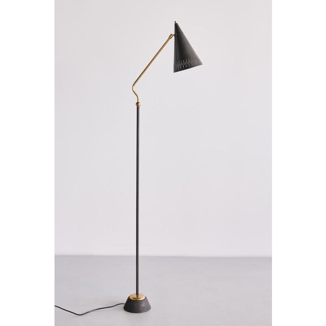 Swedish Floor Lamp by Svend Aage Holm Sørensen for Asea, 1950s For Sale - Image 16 of 16