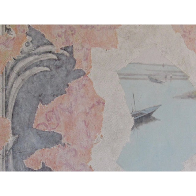 1980s Abstract Expressionism Painting, "Faux Stucco" by Novello For Sale In Miami - Image 6 of 8