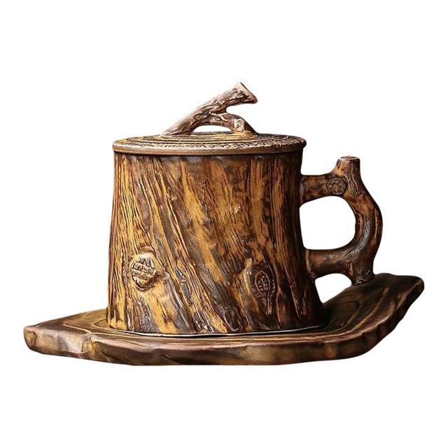 Bionic Tree Stump Ceramic Cup For Sale