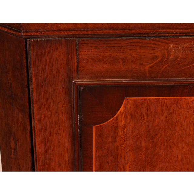 18th Century 18th Century Georgian Oak Corner Cabinet For Sale - Image 5 of 11
