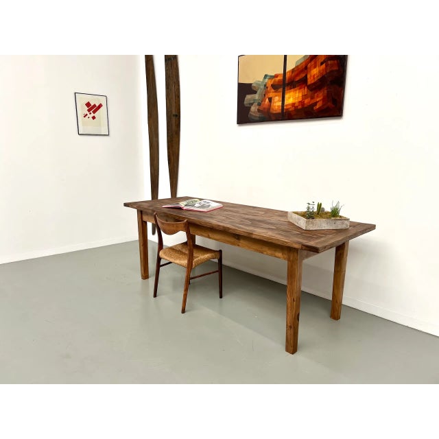 Large Pine Table, 1970s For Sale - Image 10 of 18