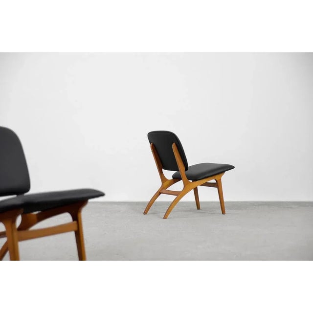 Set of Mid-Century Modern Vintage Swedish Jylland Chairs from Jio Möbler, 1953 For Sale - Image 4 of 12