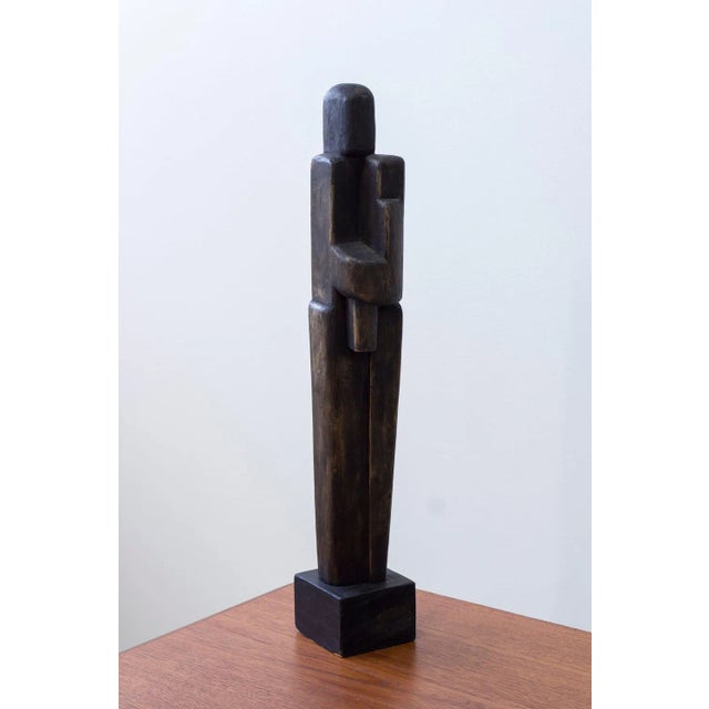 Modern Swedish Modernist Wood Sculpture For Sale - Image 3 of 9
