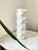 Mid-Century Modern Vintage Space Age Op Art Bisque Porcelain Model 501 Vase from Scherzer, Germany, 1970s For Sale - Image 3 of 14