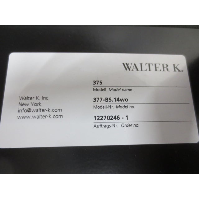 Walter Knoll 375 Bar Height Stool - Set of 3 (New) For Sale In New York - Image 6 of 8