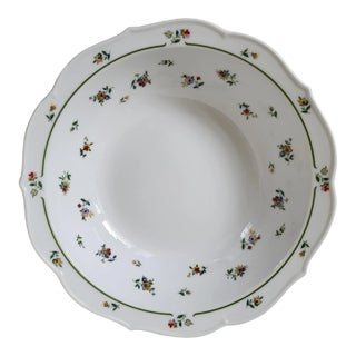1980s Large Floral Bowl by Style House Japan For Sale
