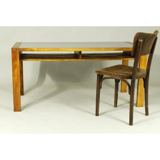 Brown School Desk from Thonet, 1950s For Sale - Image 8 of 11