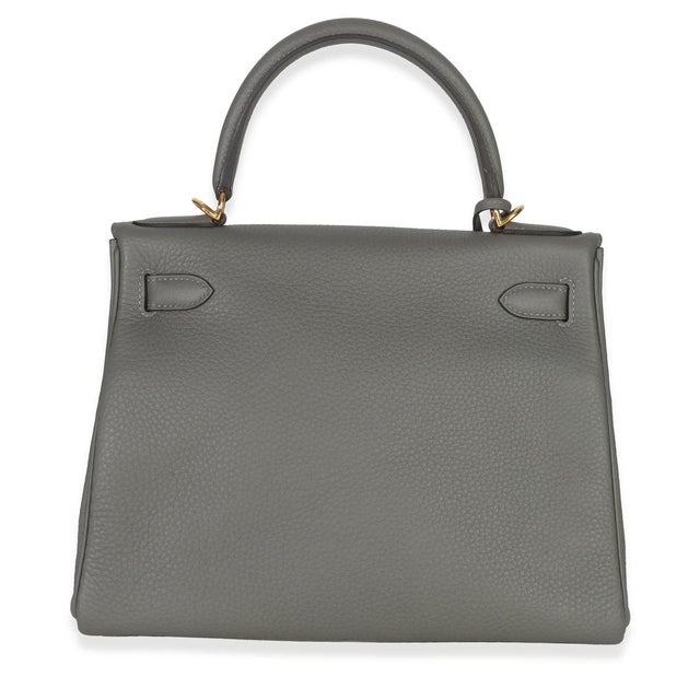2020s Gris Meyer Clemence Retourne Kelly 28 GHW For Sale - Image 5 of 9