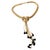 This exquisite 21st Century Italian vintage costume necklace is a masterpiece of bold, "more-is-more" glamour, blending...