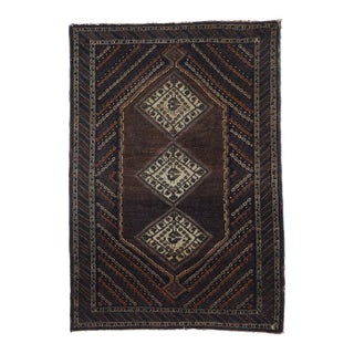 Antique Persian Afshar Rug - 04'01 X 05'10 For Sale