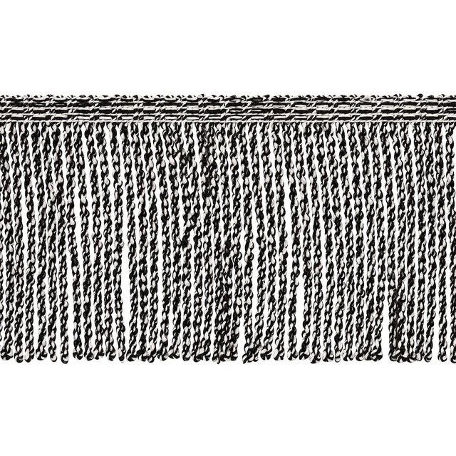 Schumacher Schumacher Outdoor Bullion Fringe Trim in Black For Sale - Image 4 of 4