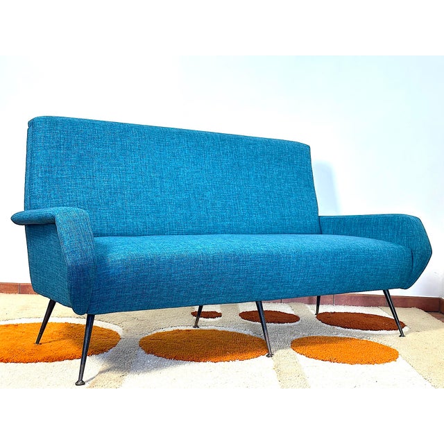 Mid-Century Modern 3-Seater Sofa by Gigi Radice for Minotti, Italy, 1960s For Sale - Image 3 of 11